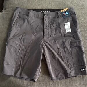 Pelagic Men's Charcoal Cargo Shorts